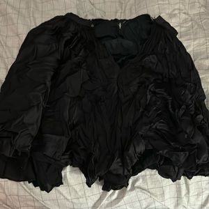 Black Layered Skirt